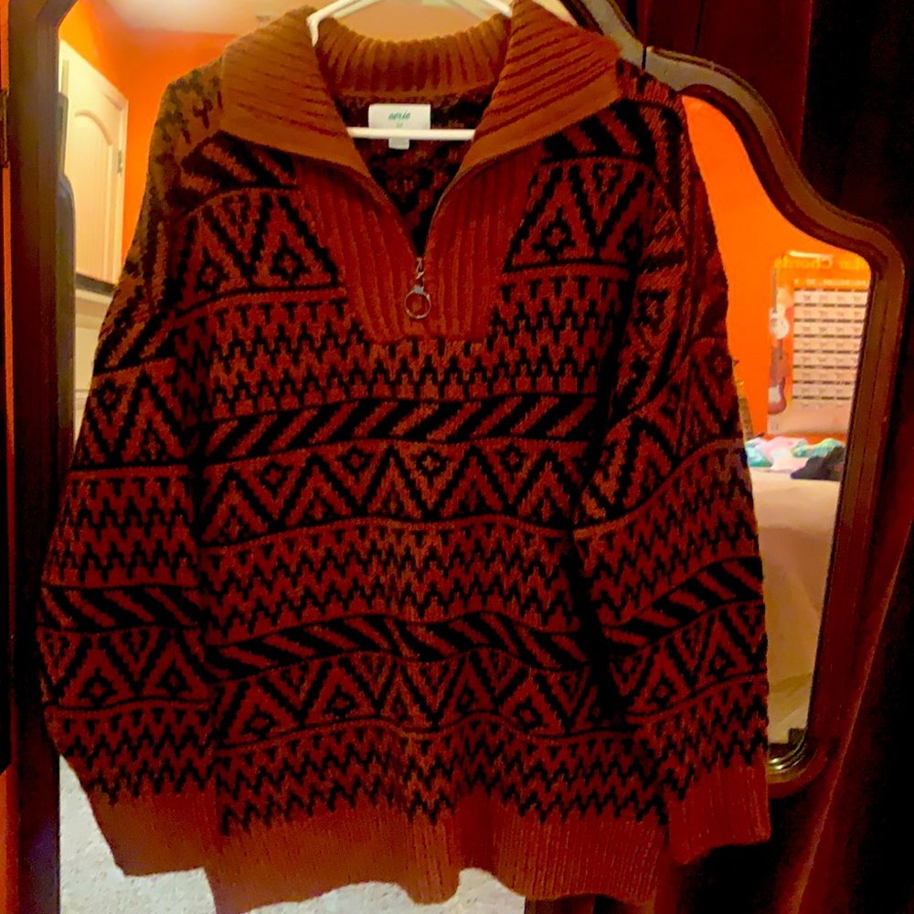 Aerie Pullover patterned sweater
